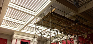 Barrisol Welch Diss Corn Hall Lighting Installation