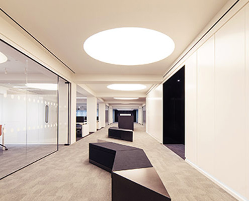 Barrisol Welch Selfridges Head Office Corridor-Lighting