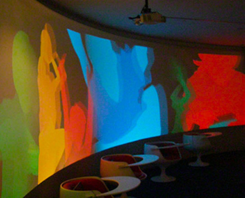 Barrisol Curved Projection Wall