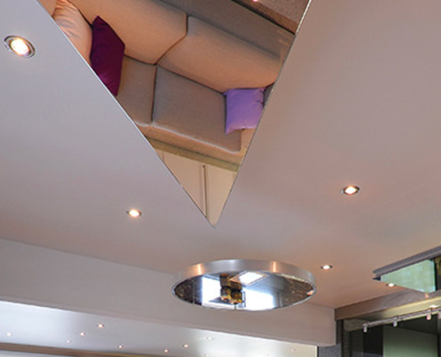 Barrisol Shaped Mirror Ceiling Features