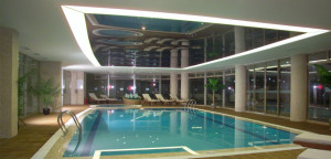 Barrisol Swimming Pool Ceiling Installation