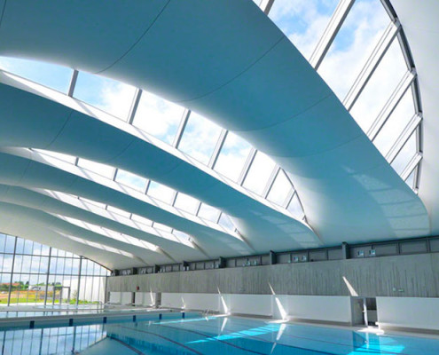 Barrisol Acoustic Stretch Swimming Pool Ceiling