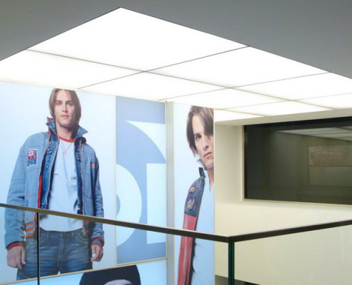 Barrisol Illuminated Ceilings For Retail