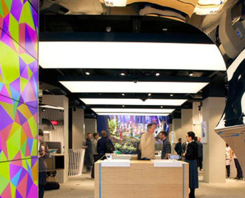 Barrisol Lighting Retail Projects