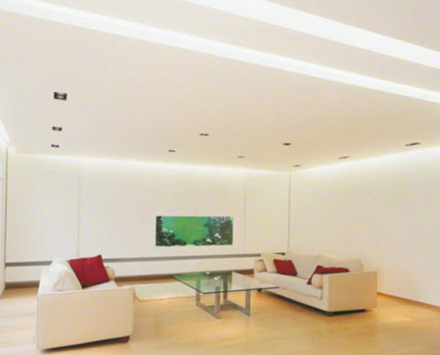 Barrisol Residential Stretch Ceiling And Lighting