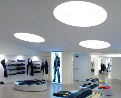 Barrisol Retail Lighting Features