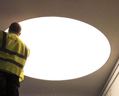 Barrisol Lighting Installations