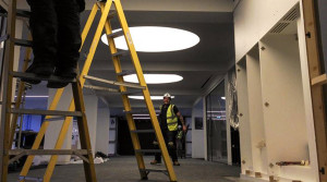 Barrisol Welch Feature Light Installations
