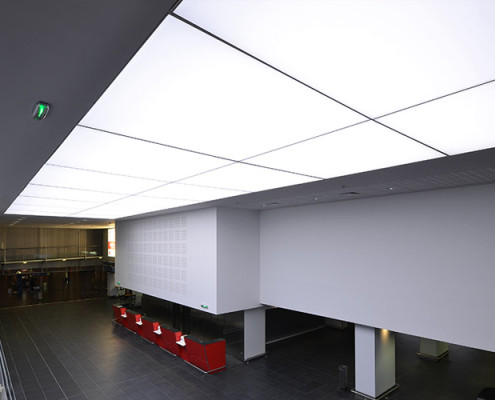 Barrisol Airport Acoustic Light Installations