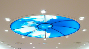Barrisol Illuminated Print Ceiling Feature