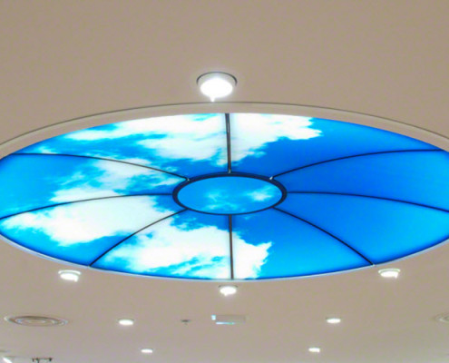 Barrisol Illuminated Print Ceiling Feature