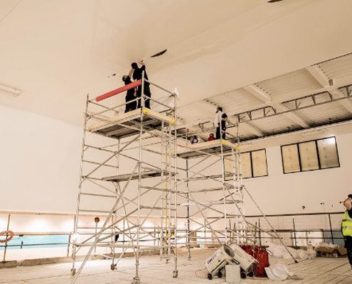 Barrisol Moberly Sports Centre Acoustic Ceiling