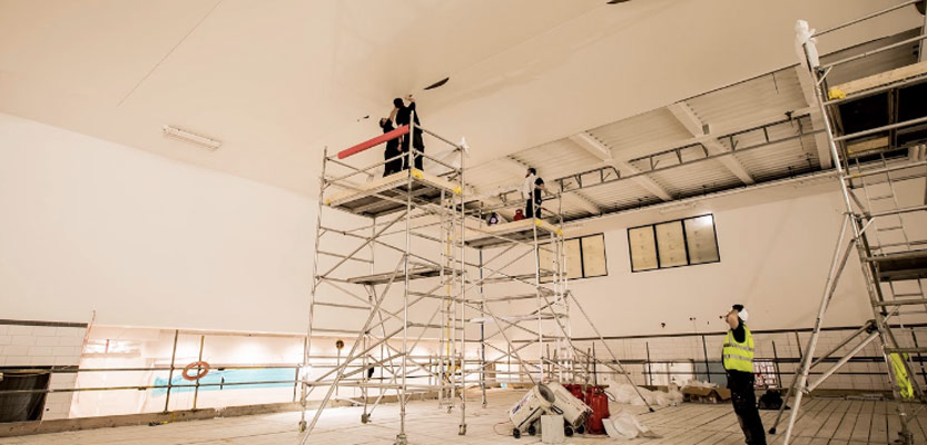 Barrisol Moberly Sports Centre Acoustic Ceiling