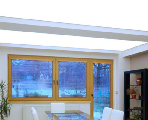 Barrisol Illuminated Dining Room Ceiling