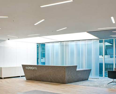 Barrisol Reception Lighting Installations