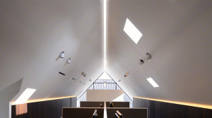 Barrisol Light Lines Commercial Installation