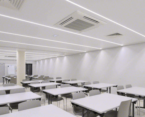 Barrisol Light Lines Illuminated Ceilings