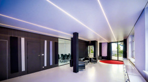 Barrisol Light Lines Linear Installation
