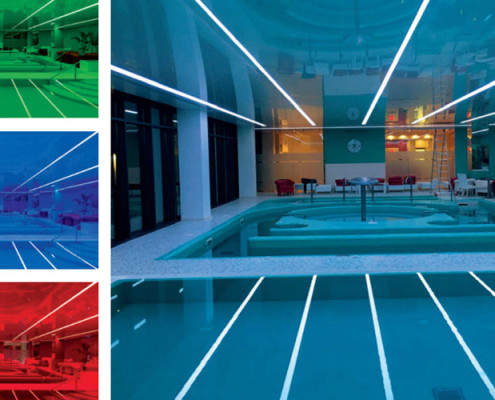 Barrisol Light Lines With Changing Colour Options